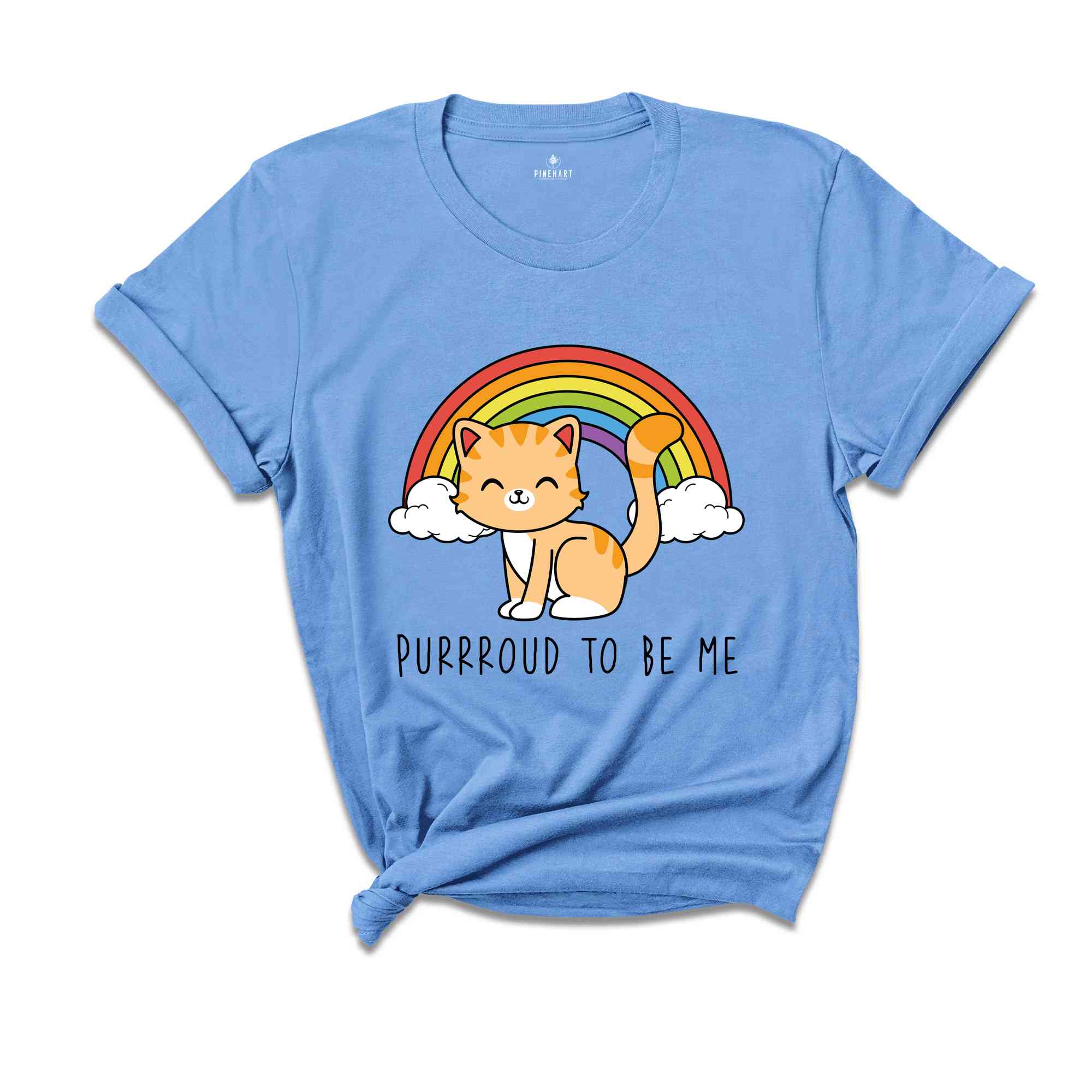 Purrroud To Be Me Shirt, Animal Lover Shirt, Cute LGBT Shirt, Pride Rainbow Shirt, Cat Lover Shirt, LGBTQ Pride Shirt, Cat Shirt