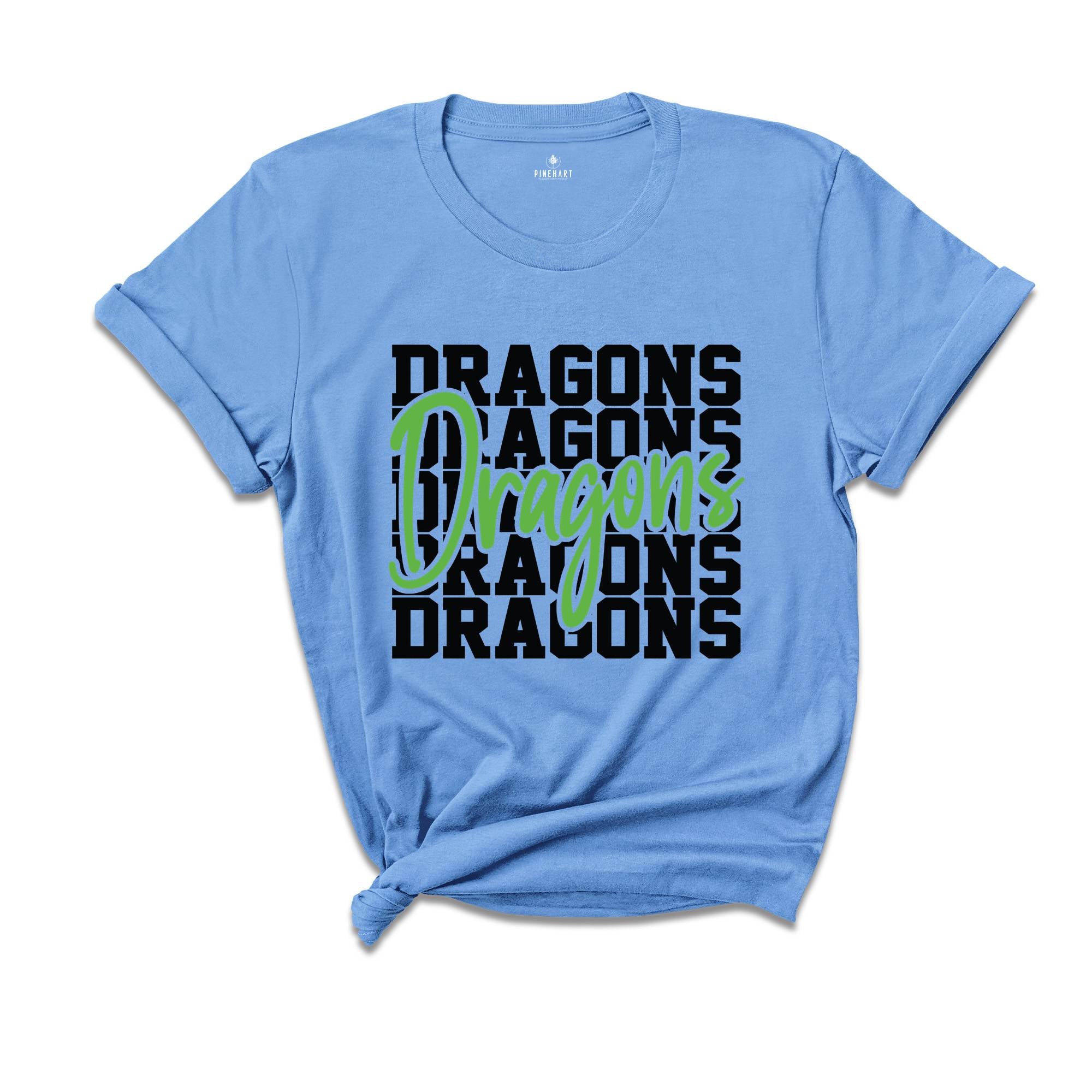 Team Mascot Shirt, Dragons Team Shirt, Dragons Team Spirit Shirt, Dragons Fan Shirt, Dragons School Shirt, Dragons School Spirit