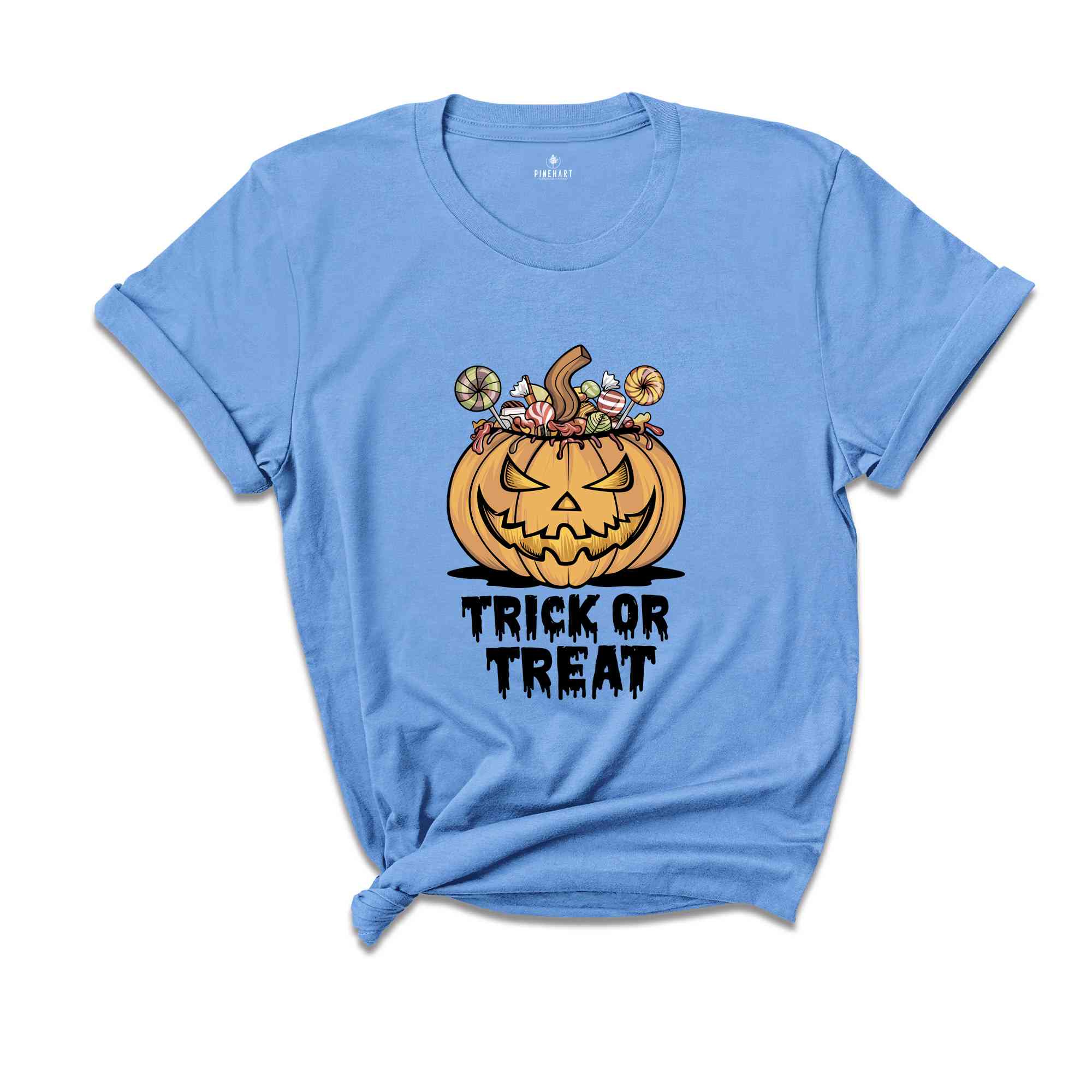 Trick or Treat Shirt, Funny Halloween Shirt, Fall Season Shirt, Cute Halloween Shirt, Girls Halloween Shirt, Spooky Pumpkin Shirt