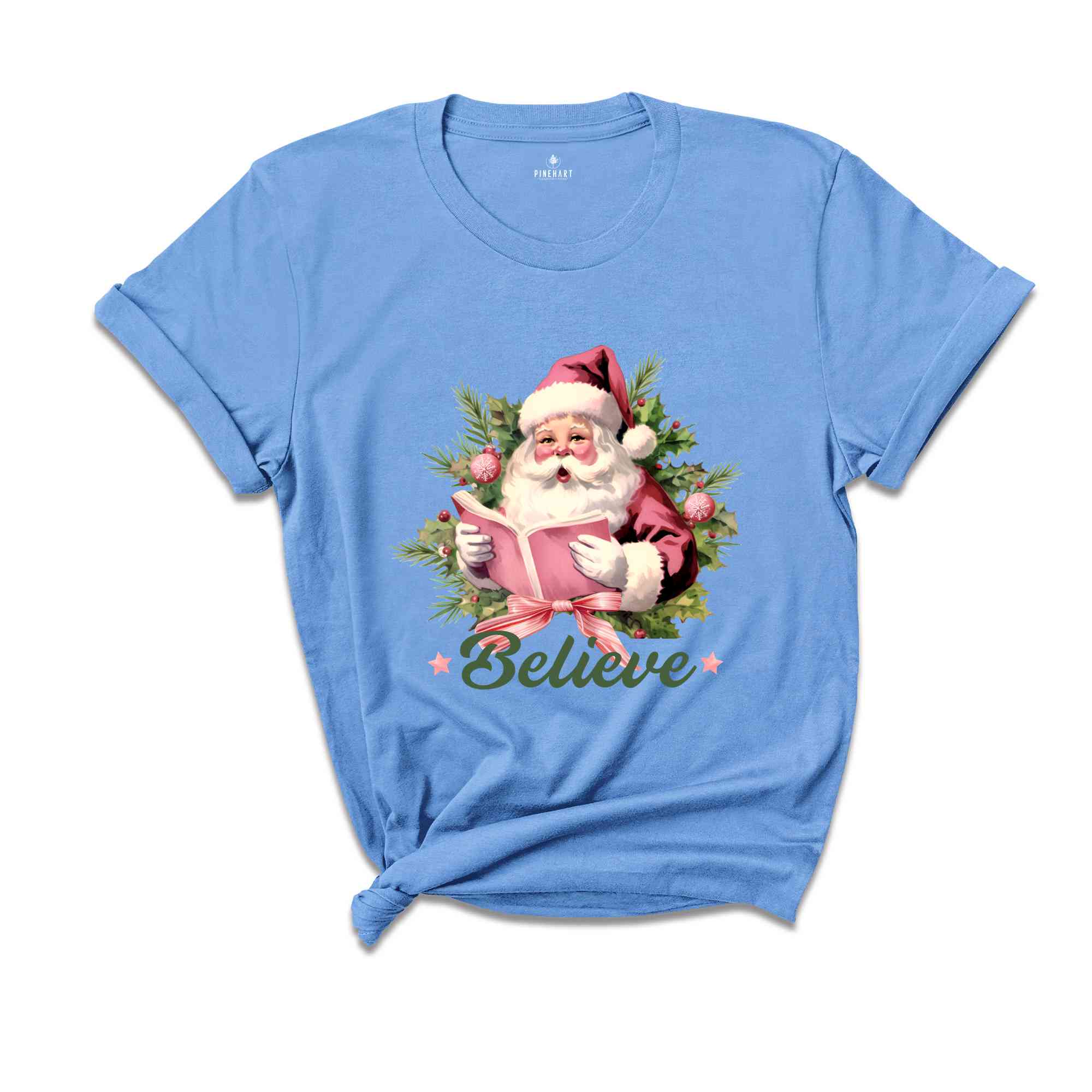 Christmas Believe Shirt, Santa Shirt, Christmas Gift, Christmas Party Shirt, Christmas Shirt, Womens Christmas, Most Wonderful Time