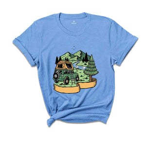 Camping Shirt, Wild Life Shirt, Hiking T-Shirt, Campfire Shirt, Mountain Shirt, Travel Shirt, Adventure Shirt