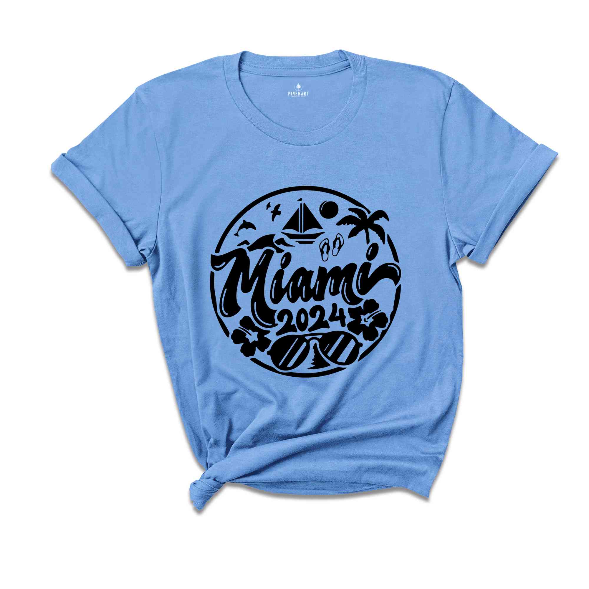 Miami 2024 Shirt, Miami Lover T-Shirt, Miami Fan Tee, Miami Beach Shirt, Miami Holiday Shirt, City Of Florida Shirt, Miami Trip Shirt