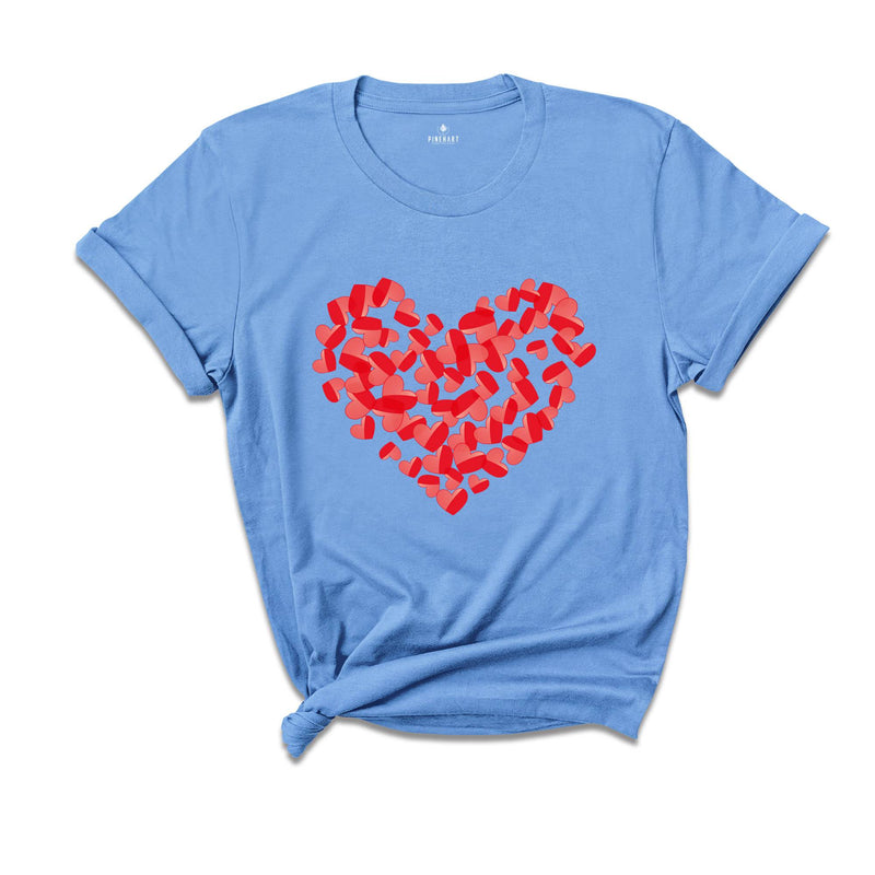 Love Shirt, Heart Tee, Double Heart T Shirt, Valentine Heart Shirt, Teacher Shirt, Valentines Day T Shirt, Couple Matching Shirt