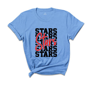 Team Mascot Back to School Shirt, Stars Team Mascot Shirt, Stars Team Spirit Shirt, Stars Fan Shirt, Stars School Shirt