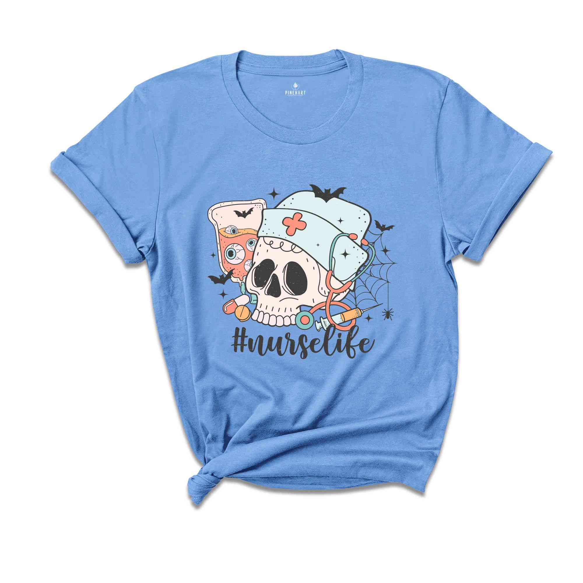 Halloween Nurselife Shirt, Halloween Shirt, Spooky Pumpkin Shirt, Halloween Party Shirt, Retro Halloween Shirt