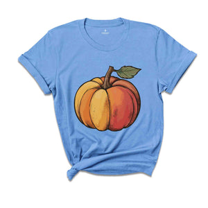 Colorful Pumpkin Shirt, Cute Pumpkin Shirt, Watercolor Pumpkins, Halloween Shirt, Autumn Shirt, Cute Fall Shirt, Gift For Halloween