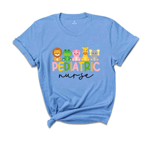 Pediatrics Nurse Shirt, Pediatrics Animal Shirt, PEDS Shirt, Peds Nurse Shirt, Cute Peds Crewneck, Pediatric Nurse Gift