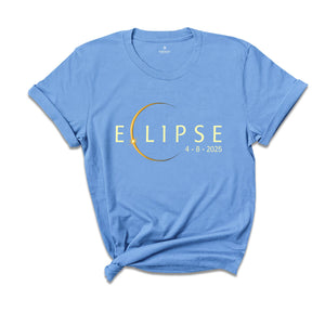 Eclipse 4-8-2025 Shirt, Total Solar Eclipse 2025 Shirt, April 8 2025 Shirt, USA Shirt, Spring Shirt, Eclipse Shirt