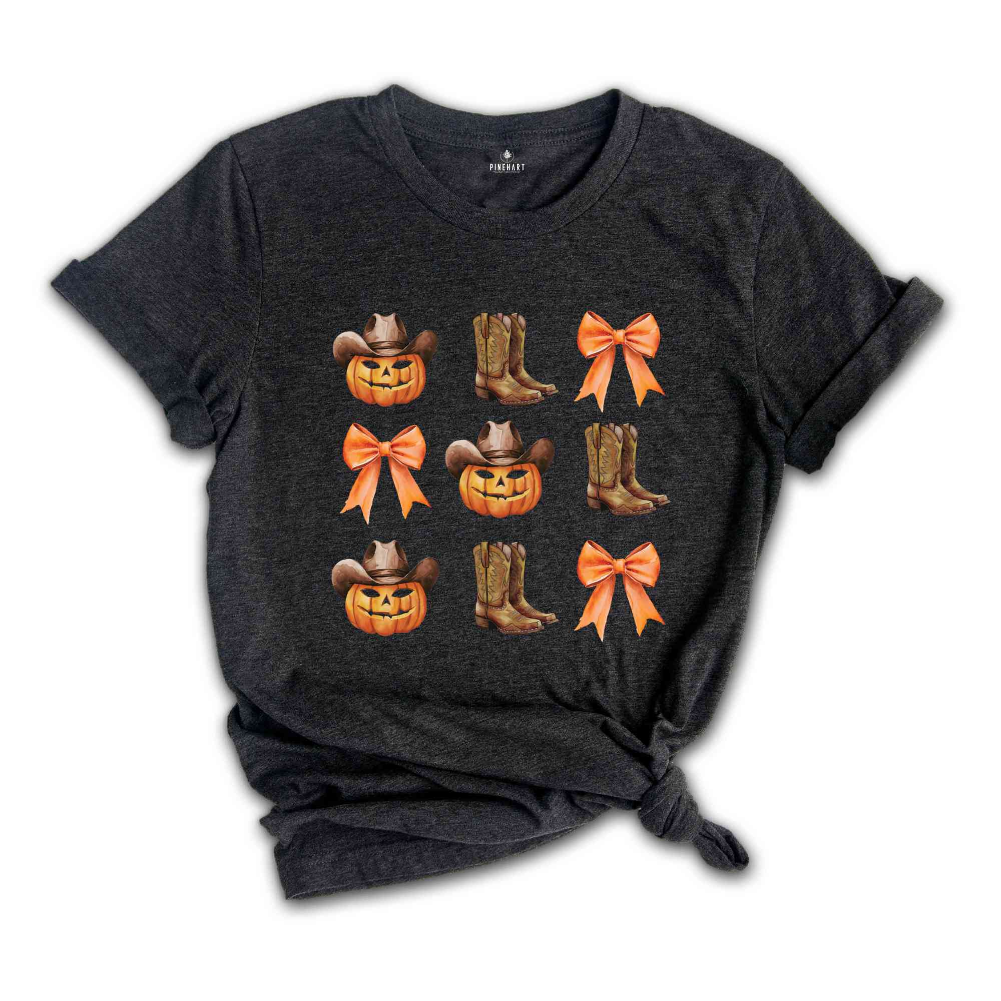 Howdy Pumpkins Shirt, Thanksgiving Shirt, Western Fall Shirt, Cowgirl Shirt, Western Halloween Shirt, Fall Coquette Bows Shirt, Fall Shirt