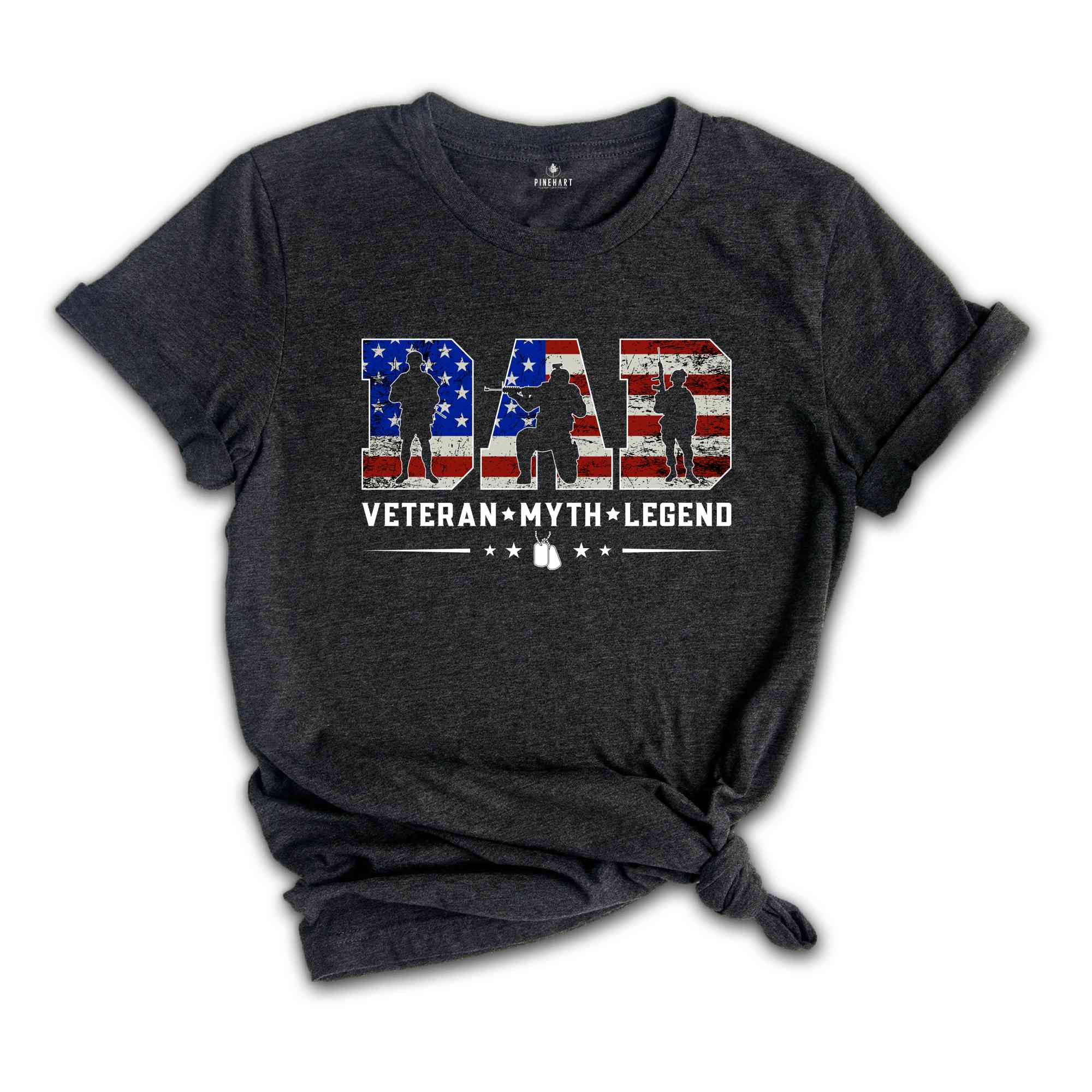 Dad Veteran Myth Legend Shirt, Veteran Dad Shirt, Father's Day Shirt, 4th Of July Shirt, Independence Day Shirt, Gift For Dad