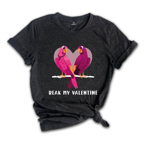 Cockatoo Valentines Shirt, Beak My Valentine, Animal Lover Gift, Funny Parrot Shirt, Valentine Parrot Tshirt, Valentines Day Gift Tee