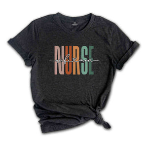 Wife Mom Nurse Shirt, Nurse Mother Shirt, Gift For Mother, Mama Shirt, Nursing Shirt, Nurse Life Shirt, Mom Life Shirt, Happu Mother's Day