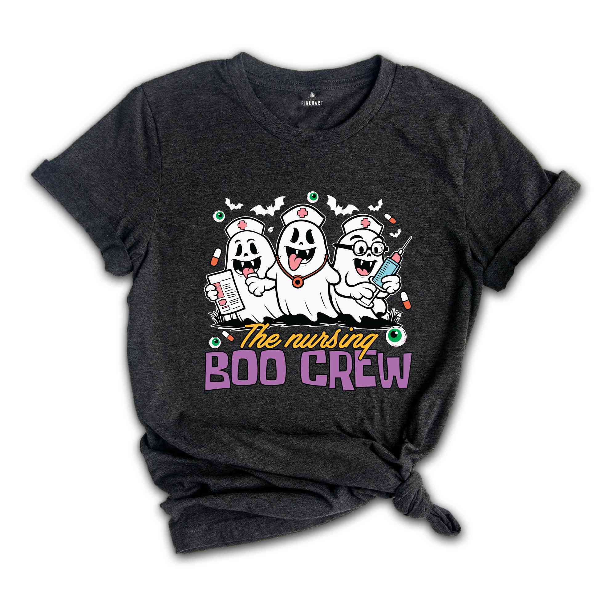 The Nursing Boo Crew Shirt, Halloween Nurse Shirt, Spooky Nurse Shirt, Funny Halloween Nurse, Ghost Nurse Shirt, Nurse Gift For Women