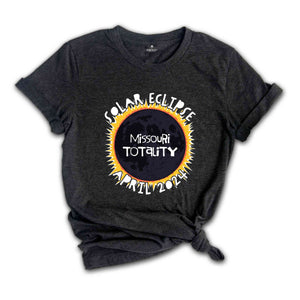 Missouri Totality Shirt, Missouri Total Solar Eclipse Shirt, Celestial Shirt, Eclipse Event 2024 Shirt, April 8th 2024