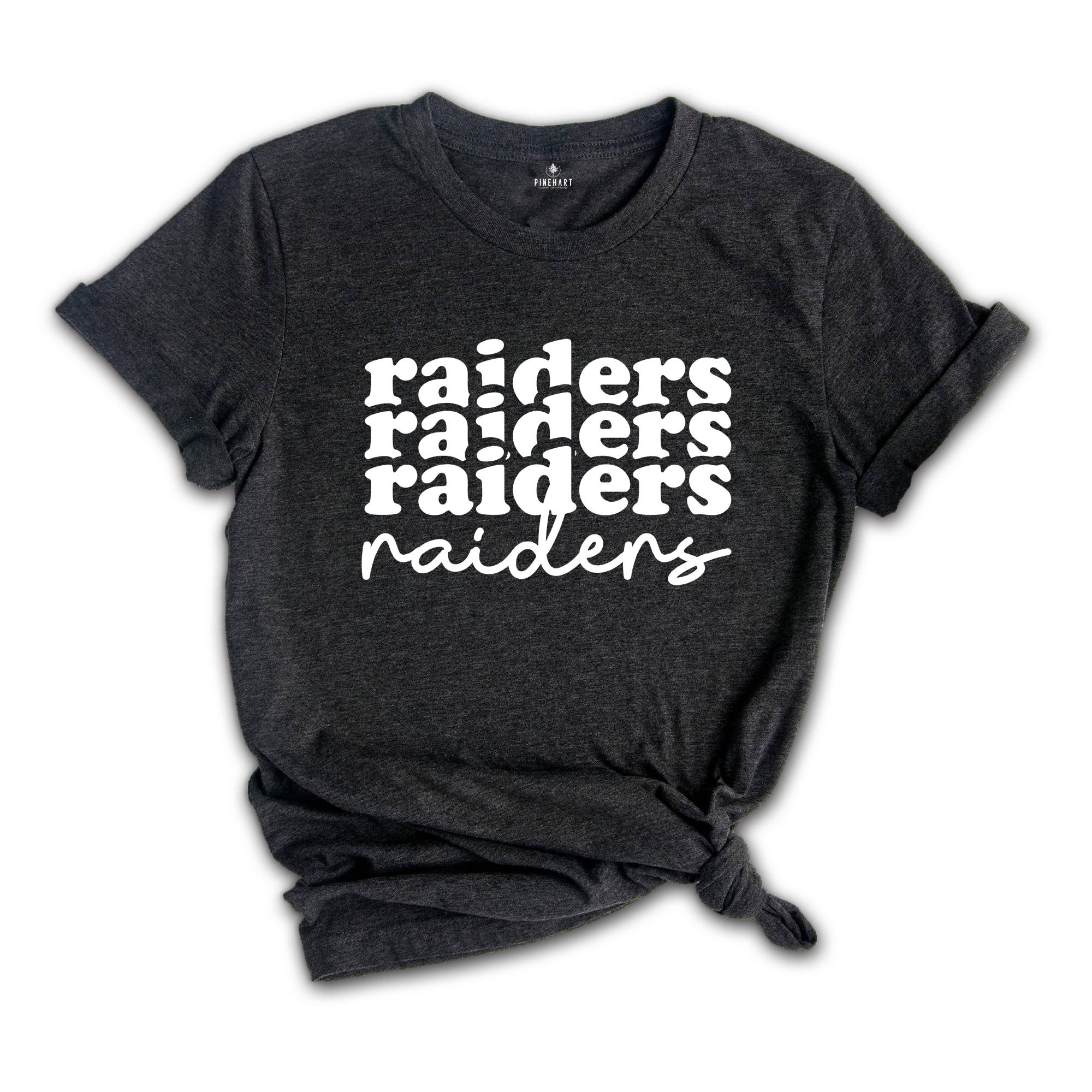 Raiders Written Team Mascot Shirt, Raiders Team Shirt, Raiders Team Spirit Shirt, Raiders Fan Tee, Raiders School Spirit