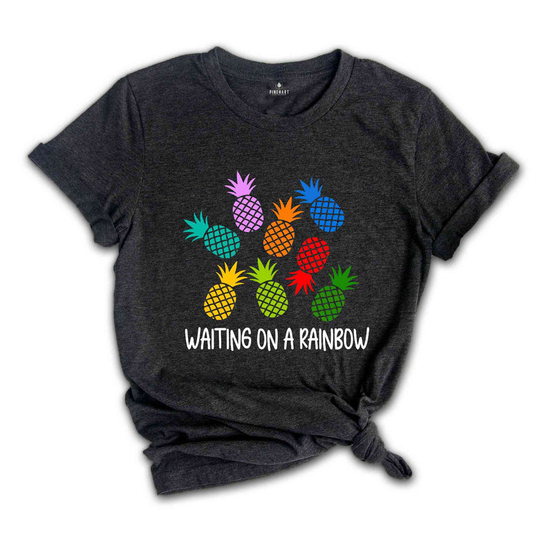 Pineapple Waiting On A Rainbow Shirt, IVF T-shirt, Infertility Awareness Gift, Transfer Day Shirt, Gift for Mom