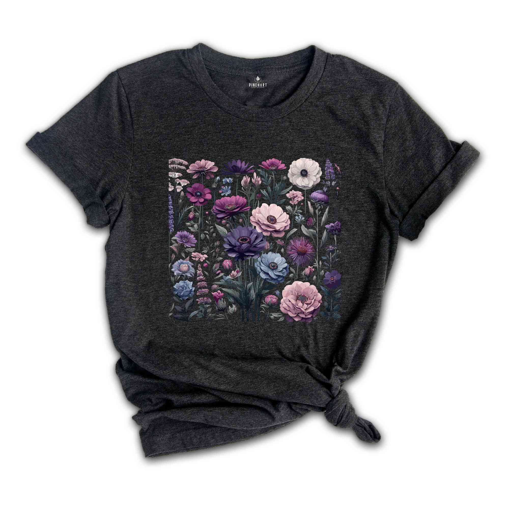 Subtle bi pride Floral Shirt, Bi pride Shirt, Bisexual pride Shirt, bi flag Shirt, wildflower shirt, Pride Flowers Shirt