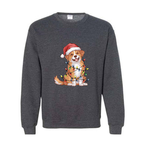 Festive Labrador Christmas Sweatshirt, Santa Labrador Sweater, Christmas Labrador Sweatshirt, Labrador Dog Lover Gift