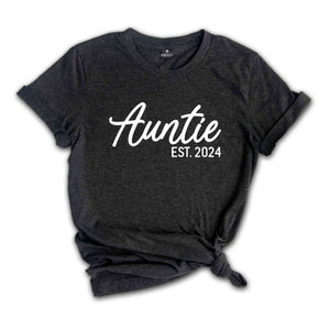 Auntie Shirt, Auntie Est Shirt, Cool Aunt Shirt, Best Aunt Shirt, Gift For Aunt, Best Auntie Shirt, Aunt Shirt, Niece Shirt