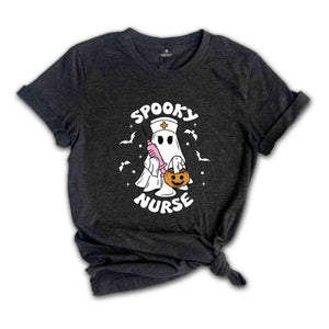 Spooky Nurse Shirt, Nurse Halloween Shirt, Nurse Life Shirt, Nurse Gift, Halloween Shirt, Ghost Shirt, Boo Shirt, Halloween Gift