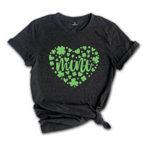 St. Patrick’s Day Heart Shirt, Mama Mini Shirt, Lucky Mama Shirt, Lucky Mini Shirt, St. Patrick’s Shirt, Mama St. Pattys Shirt, Mini Shirt