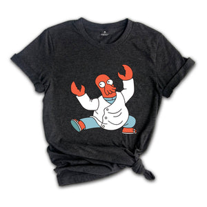 Futurama Zoidberg Shirt, Funny Futurama Shirt, Dr. Zoidberg Shirt, Funny Cartoon Shirt, Futurama Fan Gift, 90S Cartoon Tv Shows