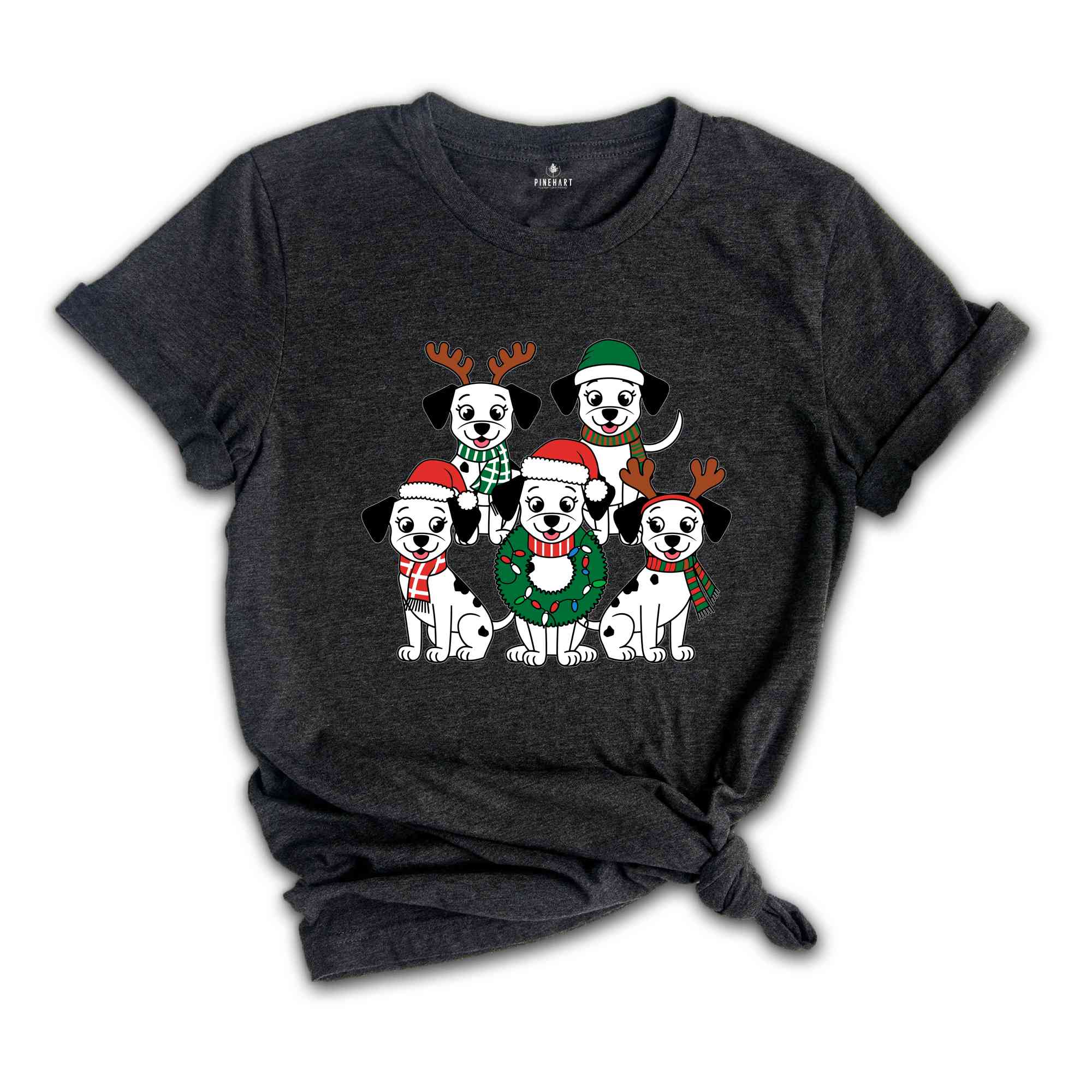 Christmas Dog Shirt, Christmas Dalmatian Shirt, Christmas Lights Shirt, Dalmatians Mom Shirt, Dog Shirt, Christmas Shirt