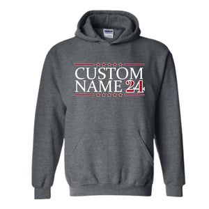 Custom Election 2024 Sweatshirt, Custom USA Election Day Hoodie, Custom President Sweatshirt, Custom Political Sweatshirt, Custom Elec