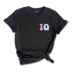 In My Double Digits Era Shirt, Trendy Birthday Shirt, Birthday Party Shirt, 10th Birthday Shirt, Birthday Girl Shirt