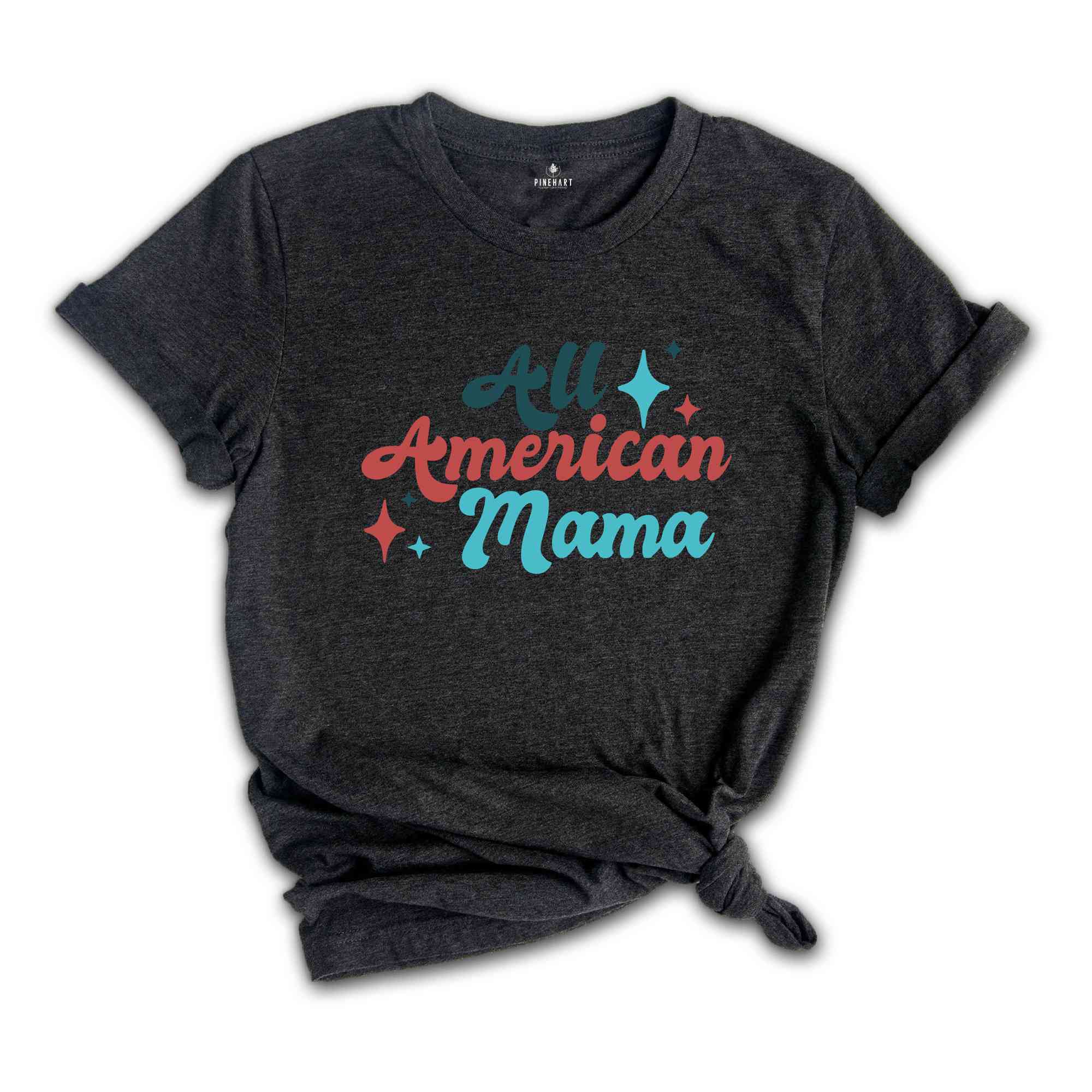 All American Mama Shirts, Fourth Of July Matching Shirts, Mommy And Me Independence Day Tee, All American Boy Shirt, All American Girl Tee