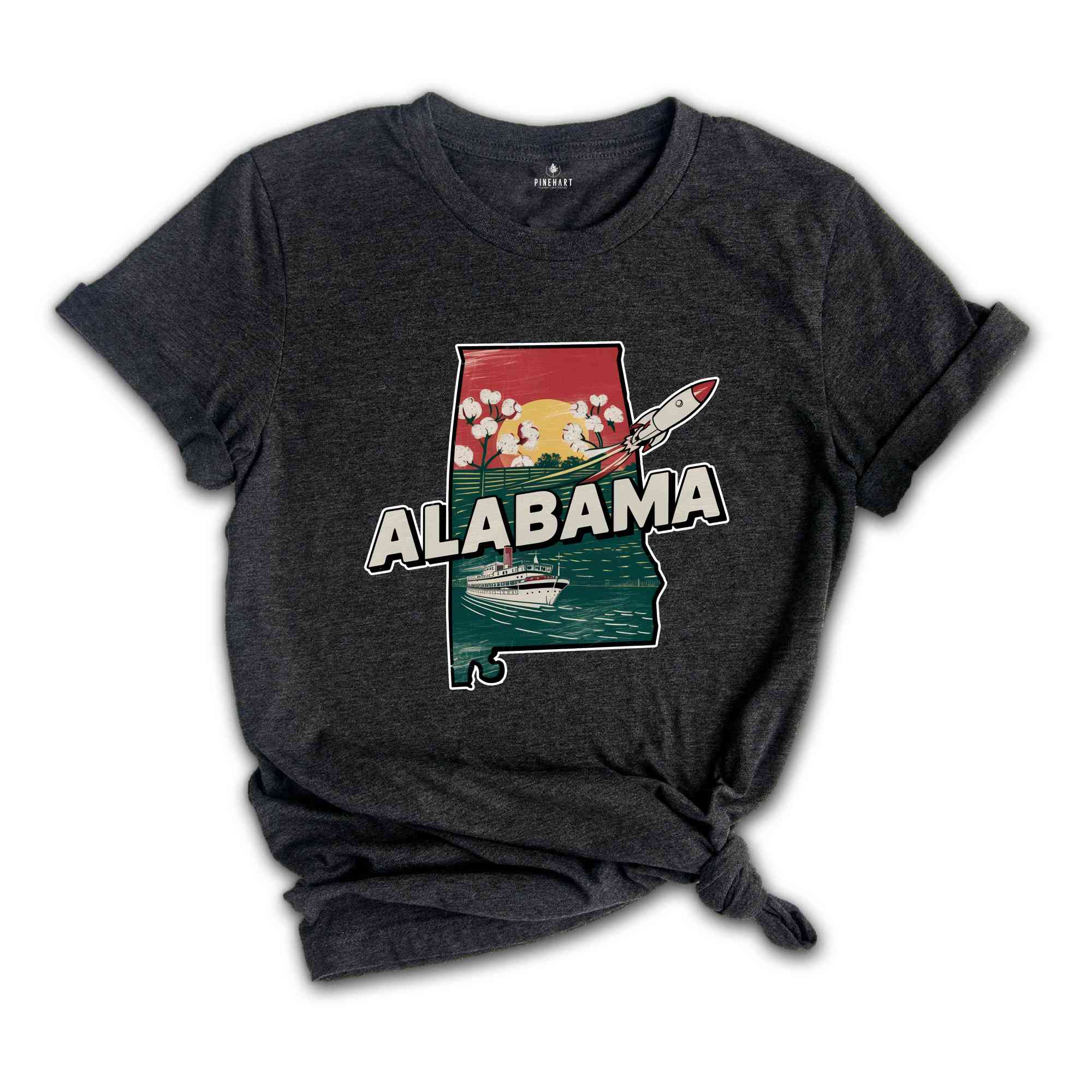 Retro State Of Alabama Shirt, State Of Alabama Shirt, State Shirt, Alabama Shirt, Alabama Lover Shirt, Family Trip Shirt, Travel Shirt