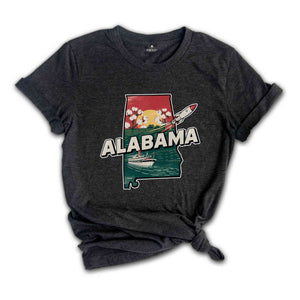 Retro State Of Alabama Shirt, State Of Alabama Shirt, State Shirt, Alabama Shirt, Alabama Lover Shirt, Family Trip Shirt, Travel Shirt