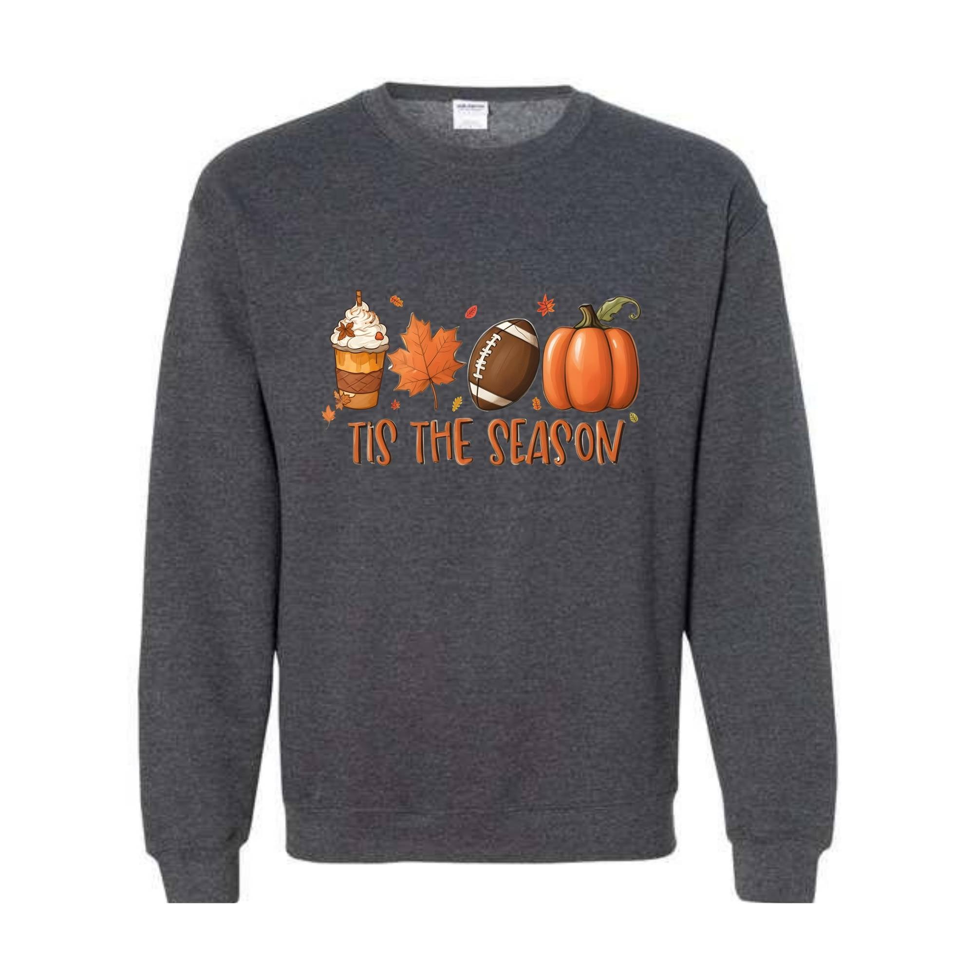 Tis' The Season Fall Sweatshirt, Fall Football Sweatshirt, Football Sweat, Halloween Sweatshirt, Game Day Halloween Gifts