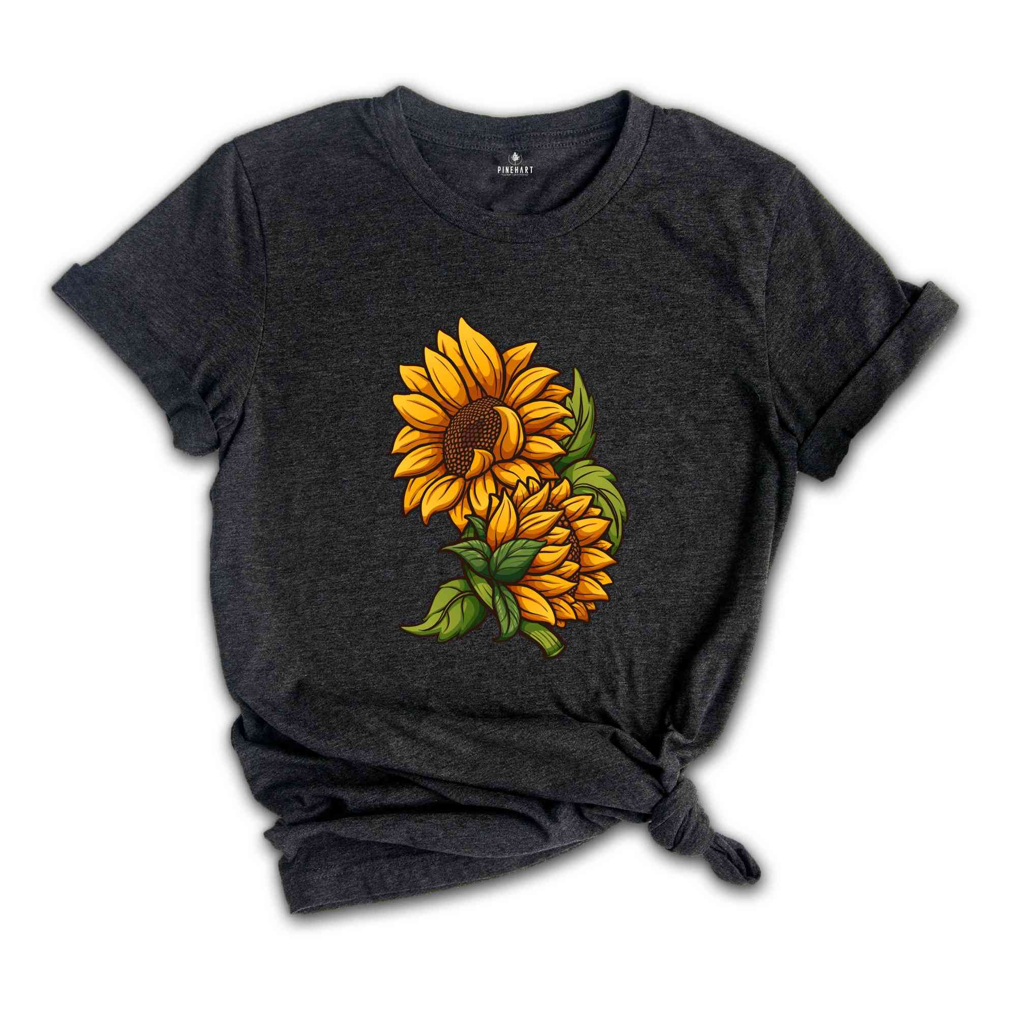 Sunflower Shirt, Floral Shirt, Women's Tee, Flower Shirt, Womens Fall Shirt, Sunflower Tshirt, Summer Shirt, Sunflower Shirts