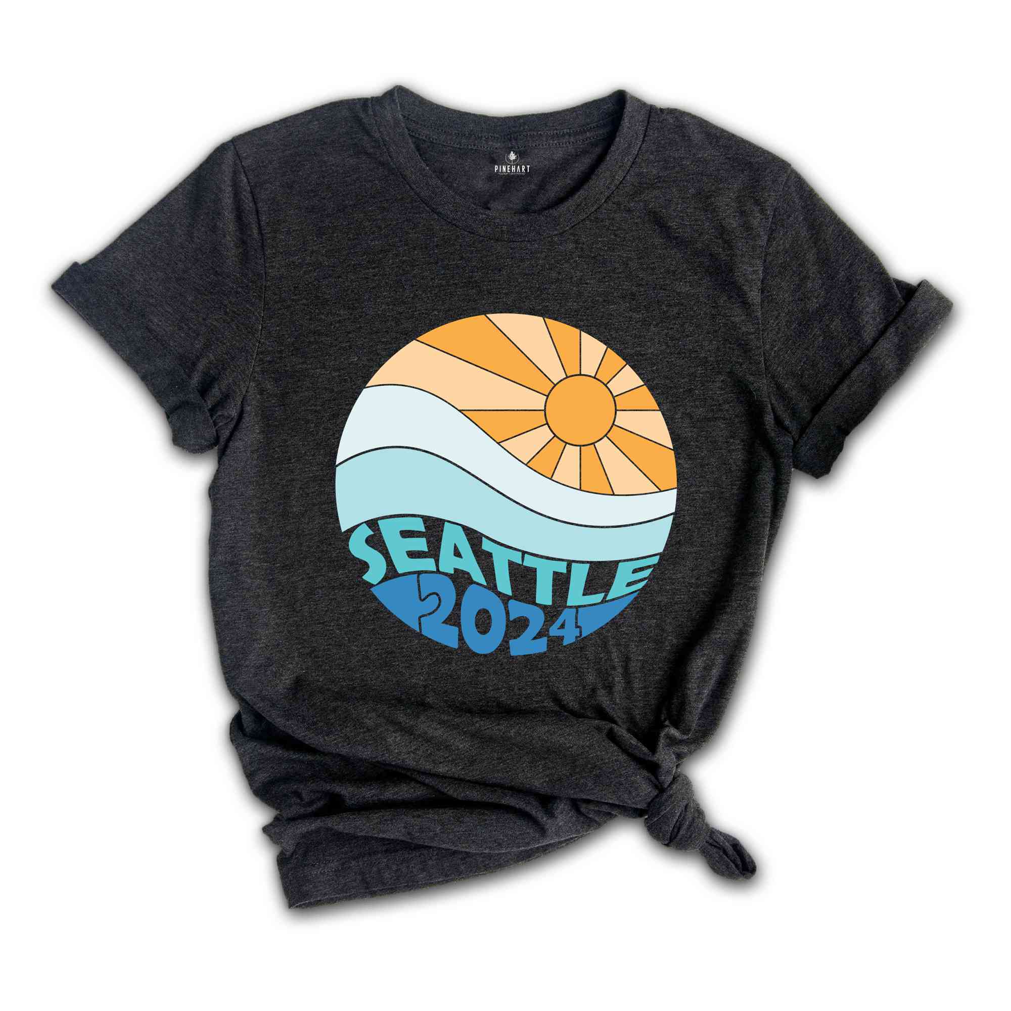 Seattle 2024 Shirt, Sun Shirt, Summer Shirt, Vacation Shirt, Summer Trip Shirt, Beach Vibes Shirt, Beach Shirt, Vacay Mode Shirt