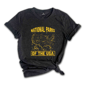 National Parks Of The USA Shirt, National Parks Shirt, National Park Vintage Shirt, USA National Parks Shirt, Save National Parks Shirt