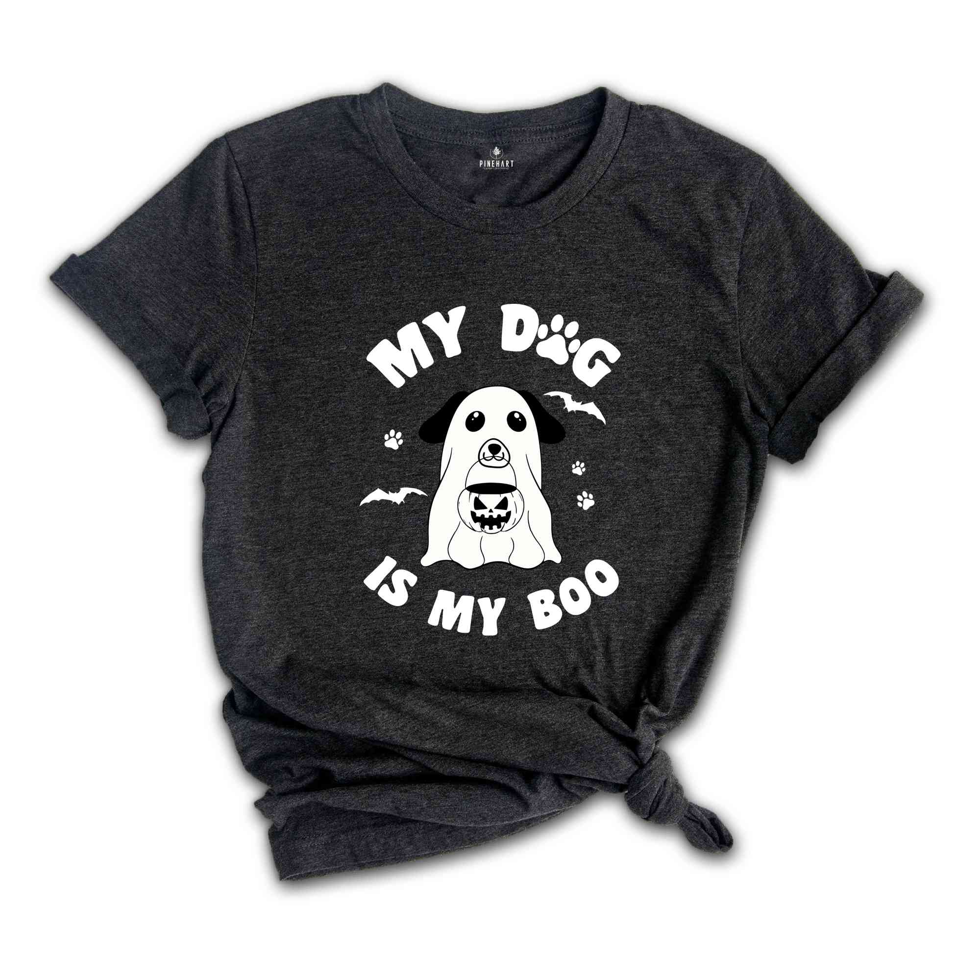 My Dog is My Boo Shirt, Cute Halloween Shirt, Spooky Dog Shirt, Spooky Pumpkin Tee, Ghost Dog Shirt, Dog Mom Shirt, Halloween Dog Tee