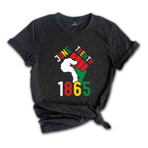 Juneteenth 1865 T-Shirt, Juneteenth Afro Shirt, Freeish Since 1865, Black Independence Day, Black Lives Matter Shirt