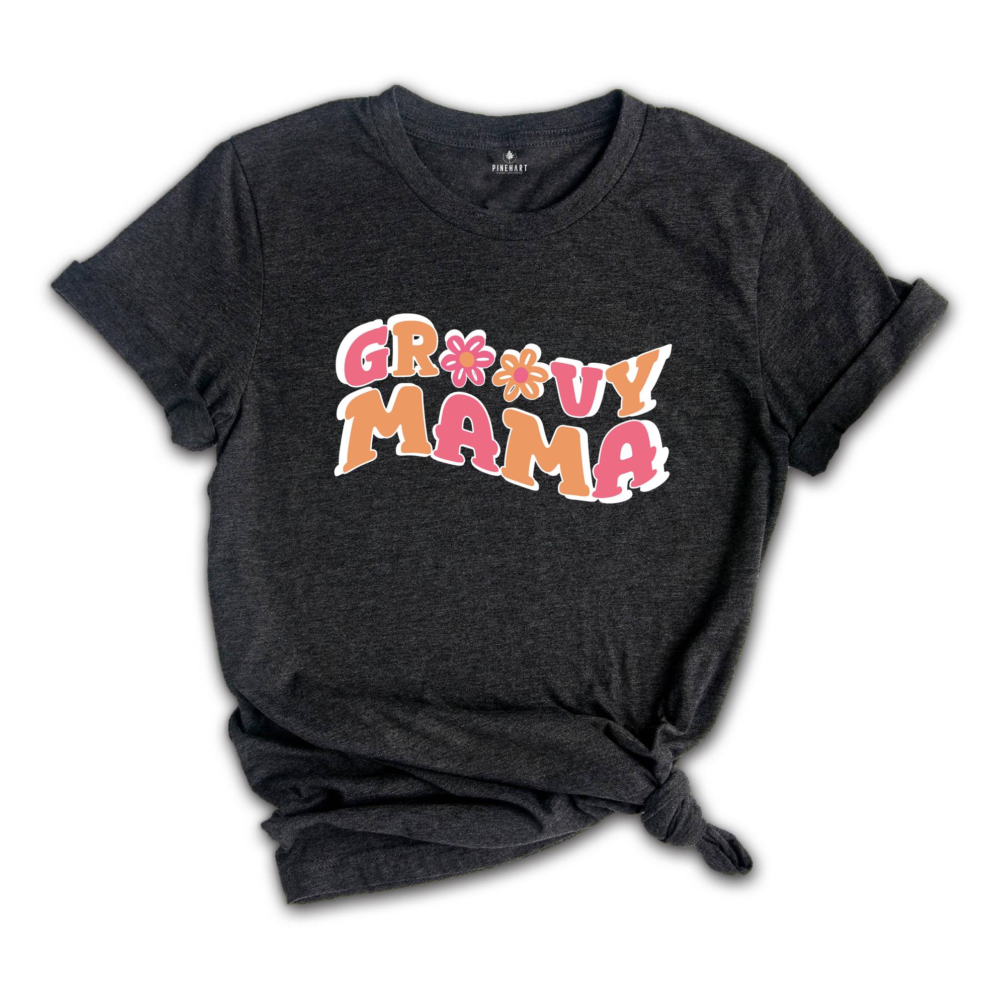 Groovy Mama Shirt, Groovy Birthday Party, Family Groovy Tee, Groovy Mom Tshirt, Mama Gift Shirt, Hippie Mom Tees, Groovy Party Shirt