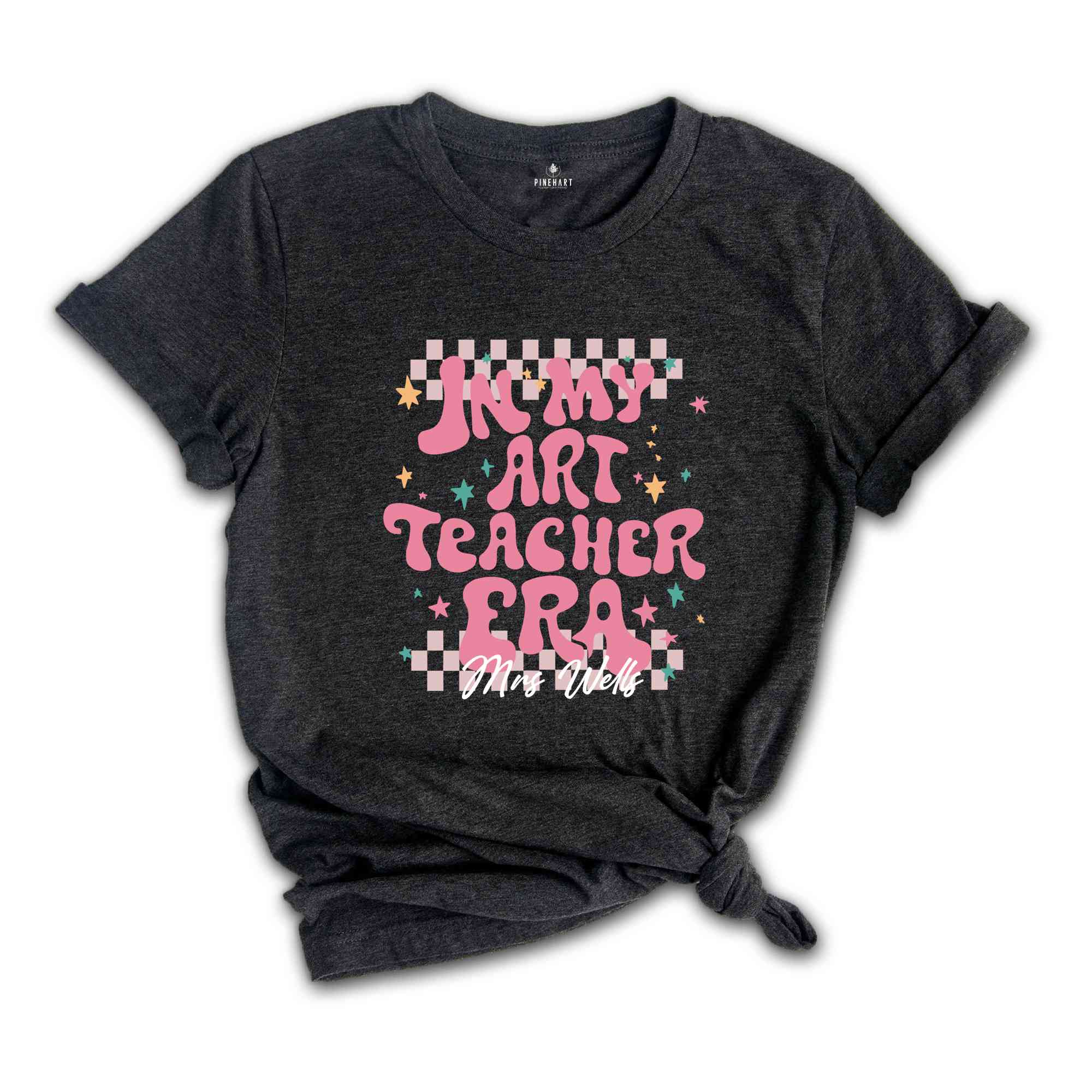 Personalized In My Art Teacher Era Shirt, Custom Art Teacher Shirt, Teacher’s Day Gift, Art Teacher Appreciation Gift, Custom Teacher Shirt