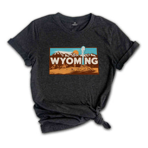 Retro State Of Wyoming Shirt, State Of Wyoming Shirt, State Shirt, Wyoming Shirt, Wyoming Lover Shirt, Family Trip Shirt, Travel Shirt