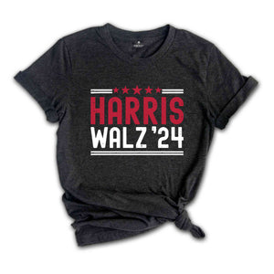 Harris Walz '24 Shirt, Kamala Walz Shirt, Madam President Tee, Kamala Shirt, Harris Walz Shirt, Usa Elections 2024