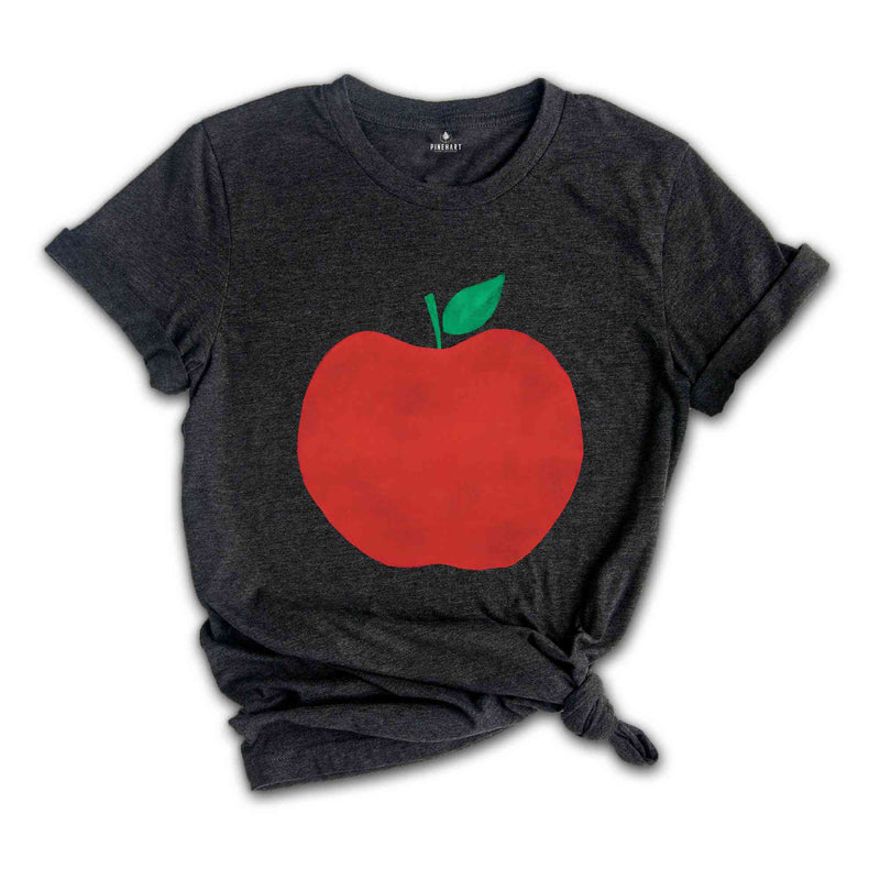 Personalized Name Apple Shirt, Apple Clipart Shirt, Custom Name Shirt, Gift For Girlfriend, Women Personalized Shirt