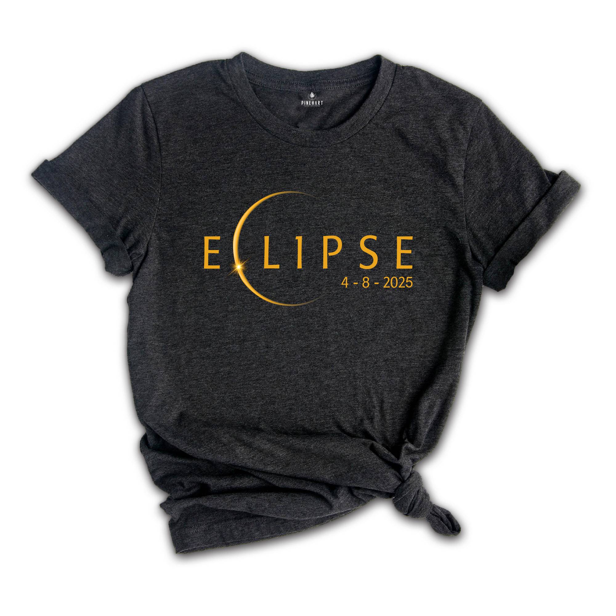 Eclipse 4-8-2025 Shirt, Total Solar Eclipse 2025 Shirt, April 8 2025 Shirt, USA Shirt, Spring Shirt, Eclipse Shirt