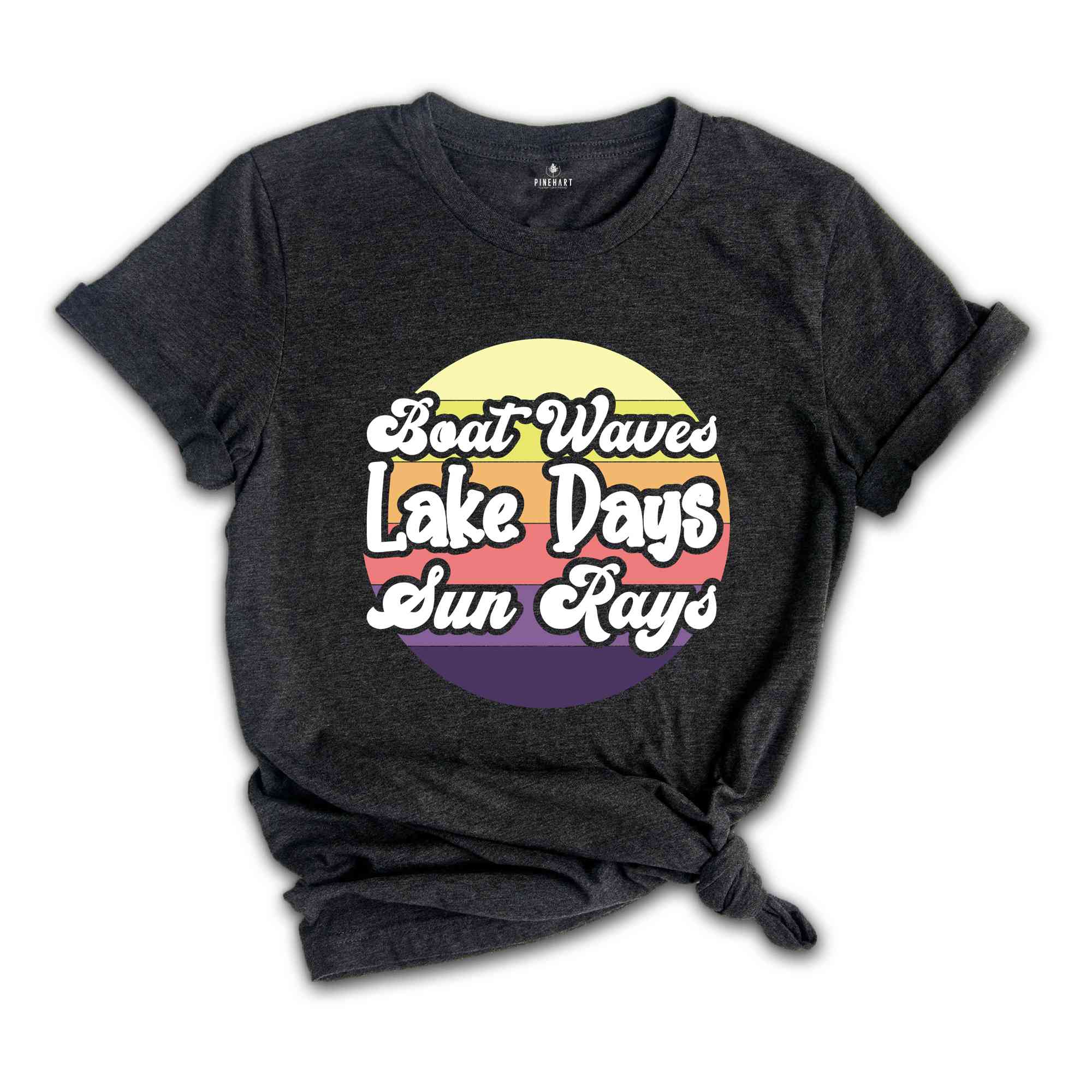 Boat Waves Lake Days Sun Rays Shirt, Boat Waves Shirt, Sun Rays Shirt, Lake Days Shirt, Boat Travel Shirt, Lake Trip Shirt, Retro Summer Tee