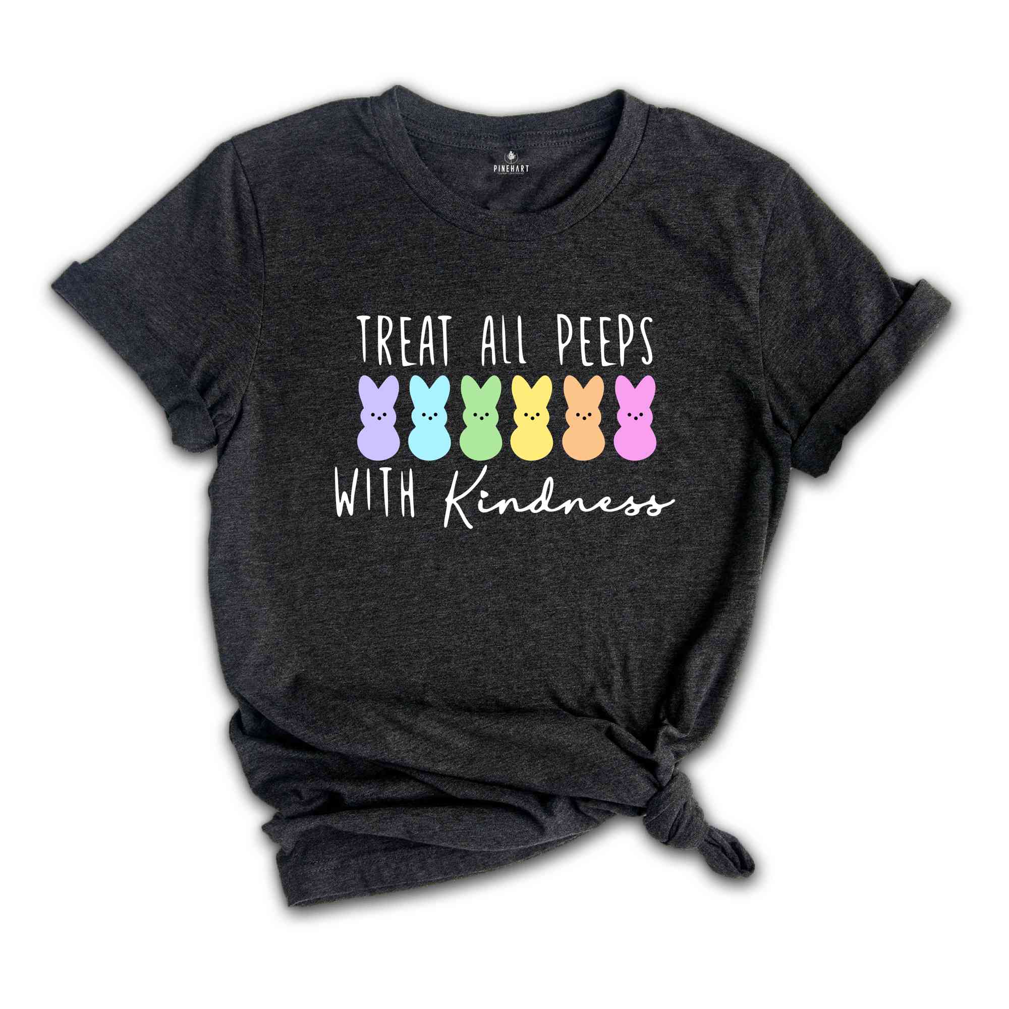 Treat All Peeps With Kindness Shirt, Teacher Easter Shirt, Easter Gift For Teacher, Teachers Easter Day Shirt, Teacher Bunny Shirt