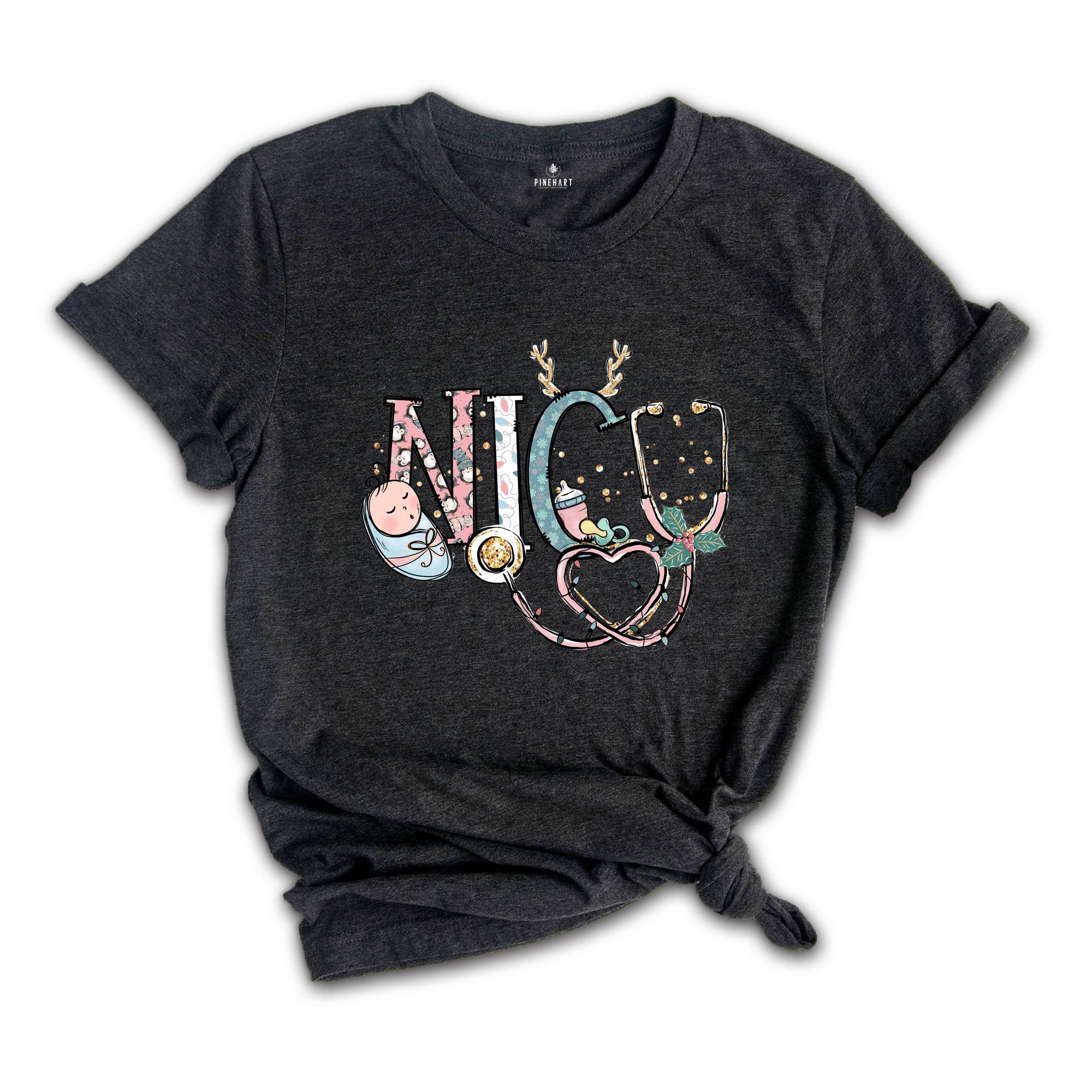 Nicu Baby Christmas T-Shirt, Nicu Nurse Shirt, Baby Christmas Nicu Shirt, Nicu T-Shirt, Nicu Nurse Christmas Gifts