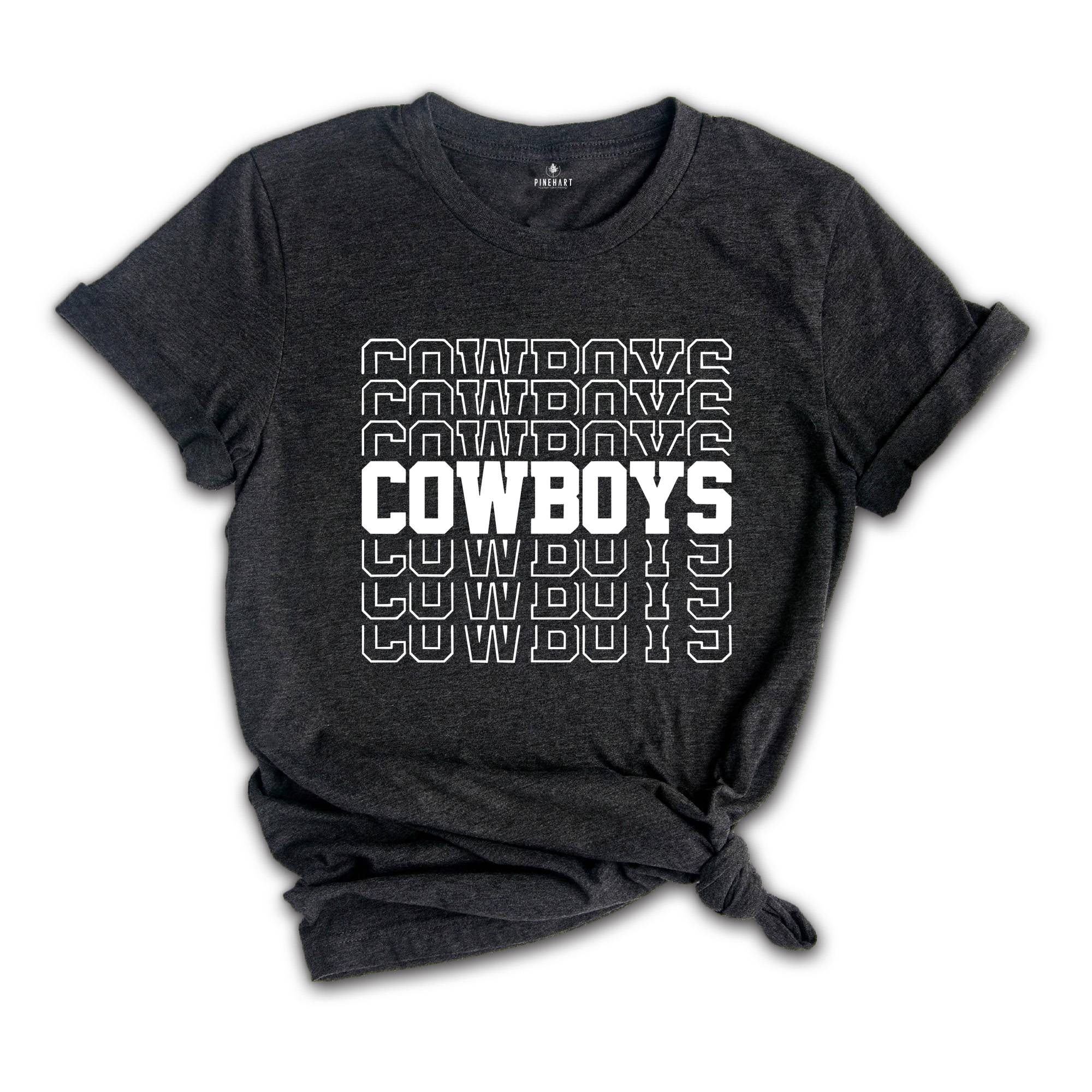 Team Mascot Shirt, Cowboys Team Shirt, Cowboys Football Shirt, Cowboys Fan Shirt, Cowboys School Shirt, Cowboys School Spirit