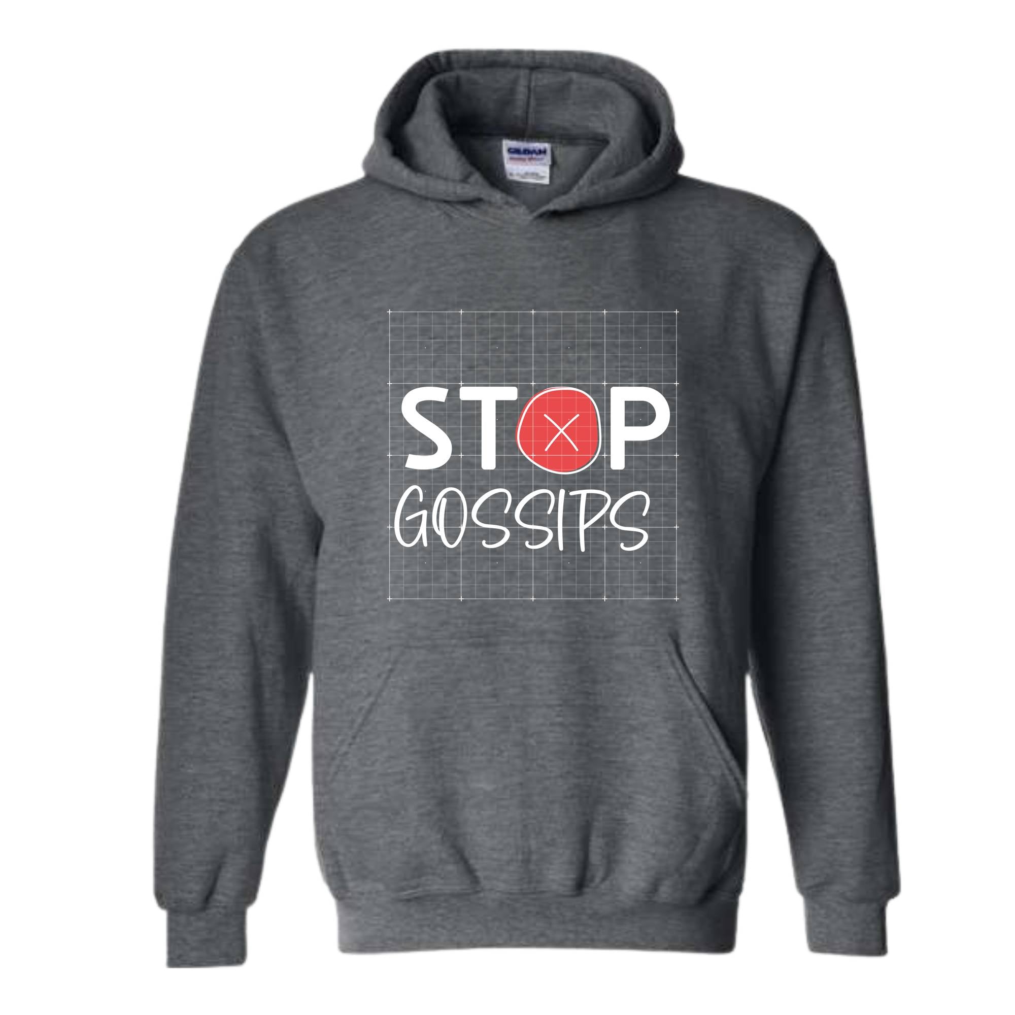 Stop Gossips Hoodie, Funny Hoodie, Trendy Hoodie, Wise Saying Hoodie, Cute Hoodie, People Hate Gossips Hoodie, Good Manners Hoodie