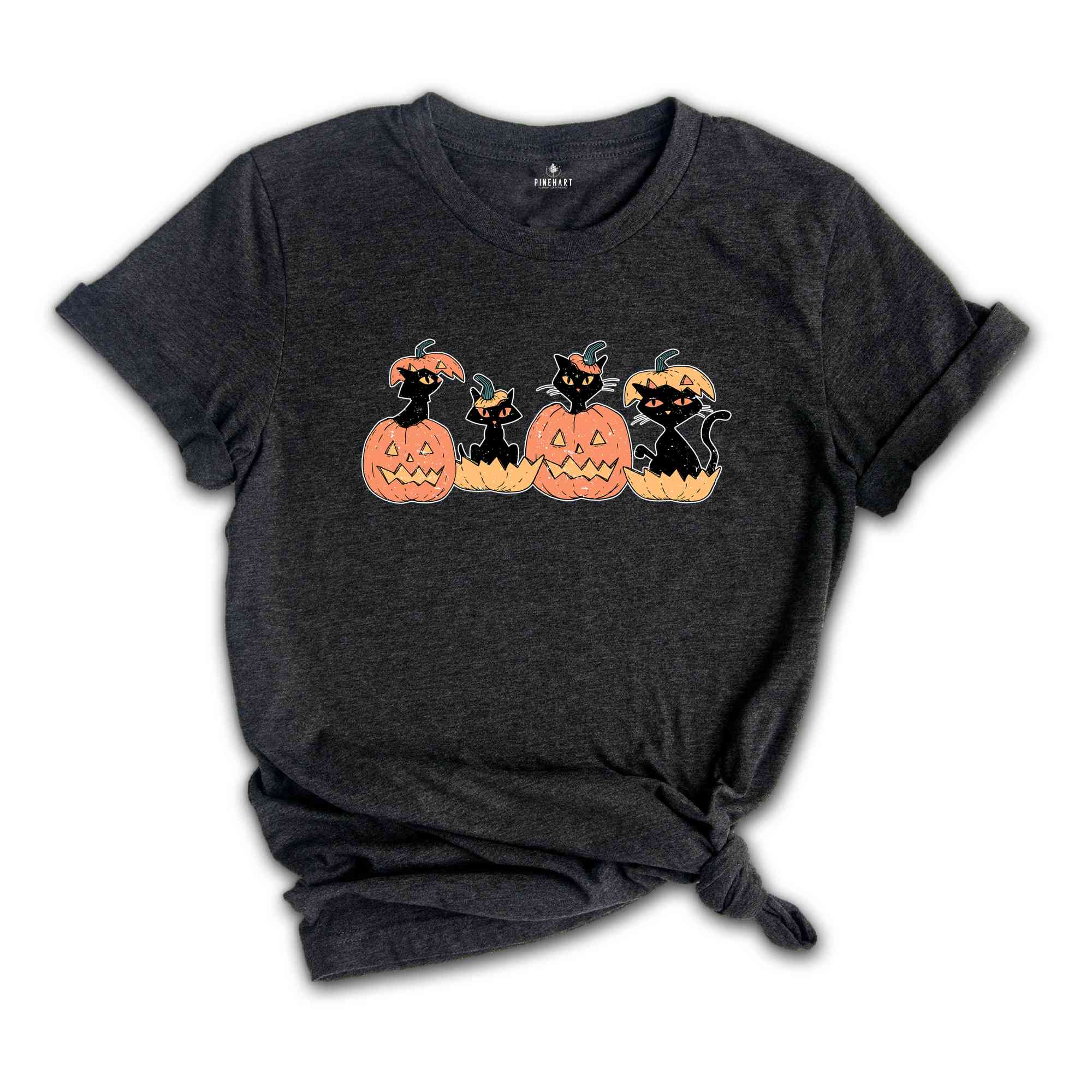 Halloween Cats Shirt, Black Cat Shirt, Cat Shirt, Ghost Shirt, Halloween Shirt, Cat Lover Shirt, Funny Cat Shirt, Spooky Season Shirt